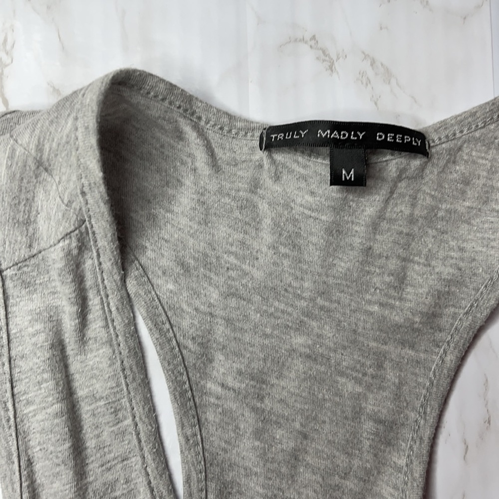 Lengthy Racerback Tank With Side Pockets - Picture 10 of 12